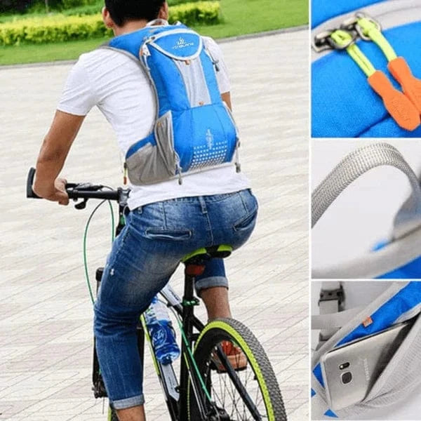 Vodotěsný a multifunkční batoh pro cyklisty