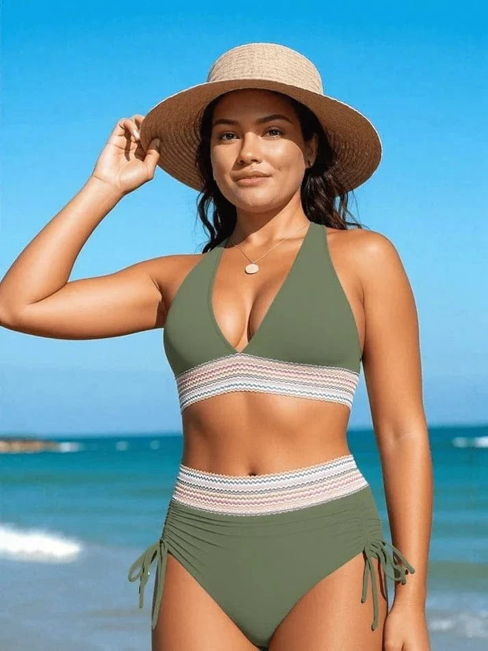 Tvarující elegantní bikiny s vysokým pasem